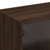 Ruskea tv-taso Violica 102x37x42cm (lasiovilla tammi)