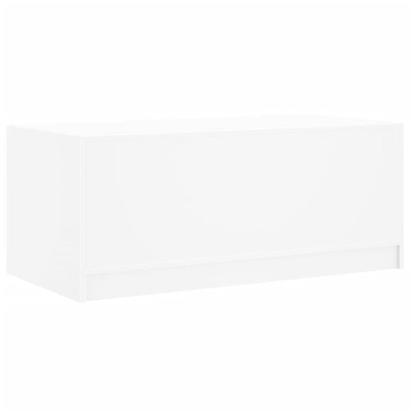 Valkoinen sohvapöytä Lura 102x50x42cm (lasiovilla)