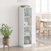 Weißer Schrank mit Glastüren Arvacska 35x37x142cm