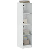 Weißer Schrank mit Glastüren Arvacska 35x37x142cm