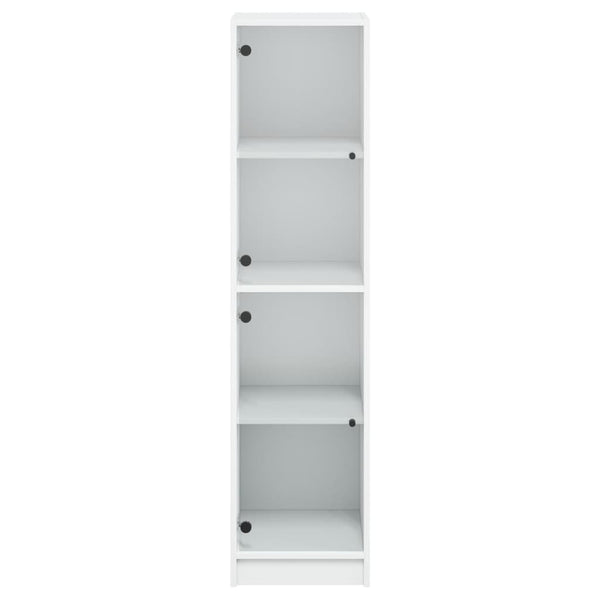 Weißer Schrank mit Glastüren Arvacska 35x37x142cm