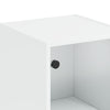 Weißer Schrank mit Glastüren Arvacska 35x37x142cm