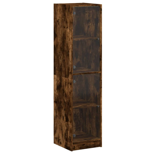 Räuchereichenschrank mit Glastüren Arvacska 35x37x142cm