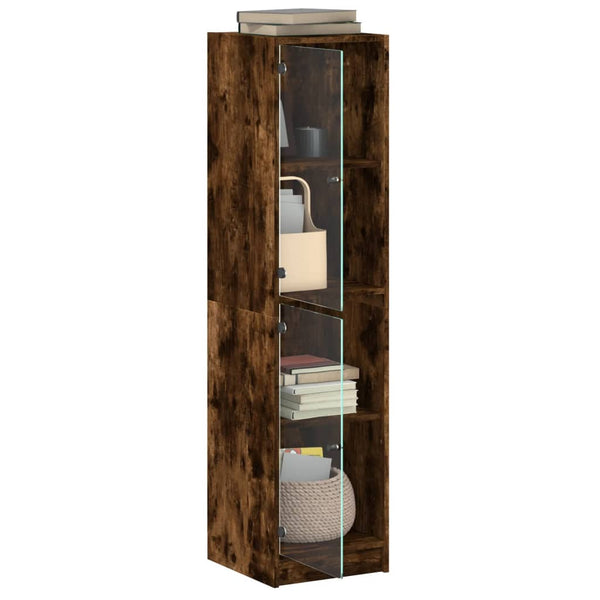 Räuchereichenschrank mit Glastüren Arvacska 35x37x142cm