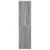 Grauer Schrank mit Glastür Marascu 35x37x142cm (Sonoma)