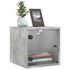 Nachttische Nicia betongrau 35x37x35cm (2 Stk.)