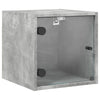 Nachttische Nicia betongrau 35x37x35cm (2 Stk.)