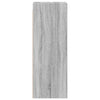 Grauer Wandschrank Pava 35x37x100cm (mit Glastür Sonoma)