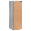 Grauer Wandschrank Pava 35x37x100cm (mit Glastür Sonoma)