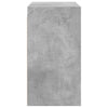 Betongrauer Wandschrank Mitruca 68x37x68,5cm (mit Glastür)