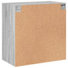Grauer Hängeschrank Mitruca 68x37x68,5cm (mit Sonoma-Glastür)