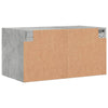 Betoninharmaa seinäkaapit Crystal 68,5x37x35cm (2 kpl)