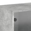 Betoninharmaa seinäkaapit Crystal 68,5x37x35cm (2 kpl)