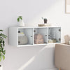 Weißer Hängeschrank Sidex 102x37x35cm (mit Glastür)
