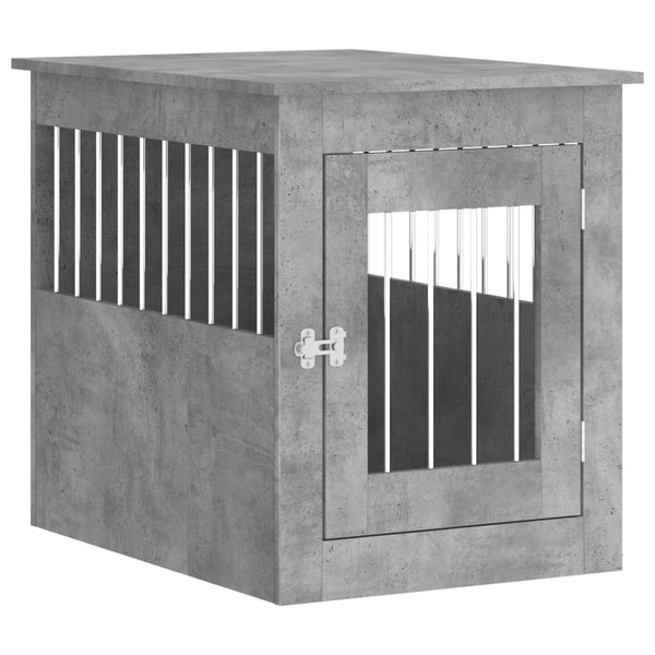Betongraue Hundebox/Möbel Lebada 55x75x65cm (Holz)