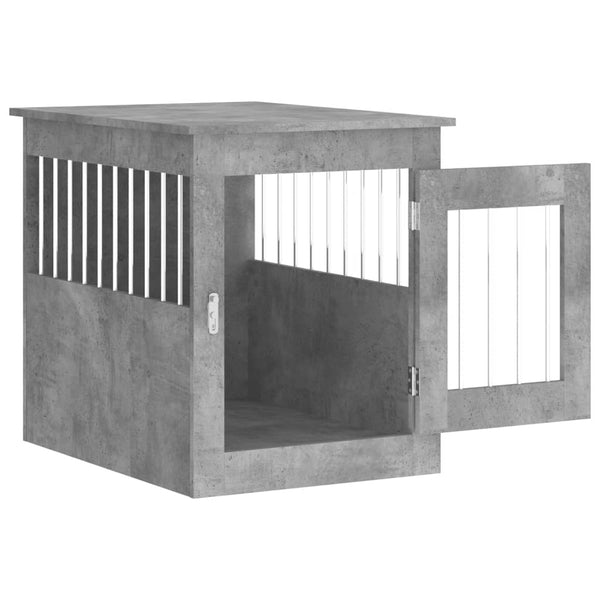 Betongraue Hundebox/Möbel Lebada 55x75x65cm (Holz)