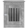 Betongraue Hundebox/Möbel Lebada 55x75x65cm (Holz)