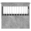 Betongraue Hundebox/Möbel Lebada 55x75x65cm (Holz)
