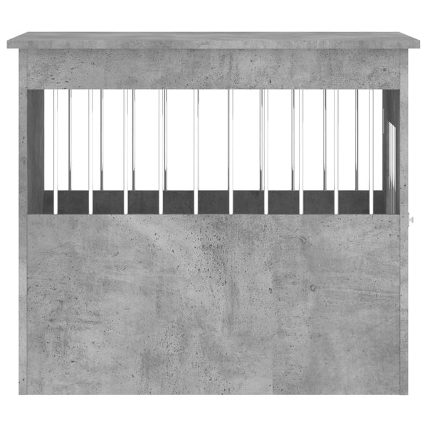 Betongraue Hundebox/Möbel Lebada 55x75x65cm (Holz)