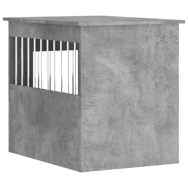 Betongraue Hundebox/Möbel Lebada 55x75x65cm (Holz)
