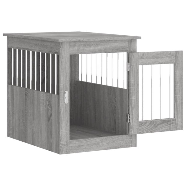 Graue Hundebox/Möbelstück Lebada 55x75x65cm (Holz)