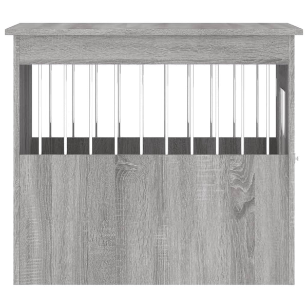 Graue Hundebox/Möbelstück Lebada 55x75x65cm (Holz)