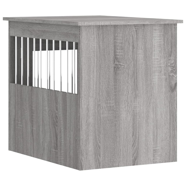 Graue Hundebox/Möbelstück Lebada 55x75x65cm (Holz)