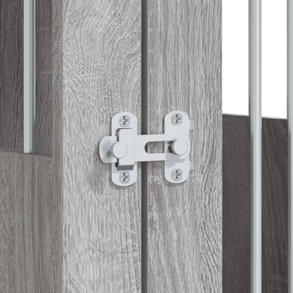Graue Hundebox/Möbelstück Lebada 55x75x65cm (Holz)