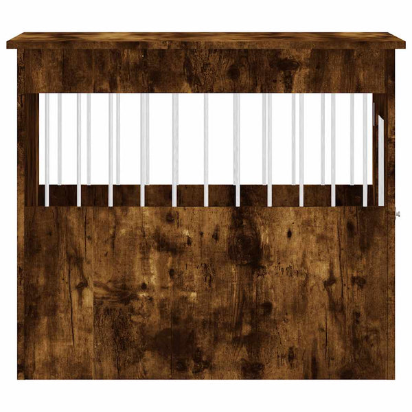 Hundebox/Möbel Lebada 55x80x68cm aus geräucherter Eiche (Holz)
