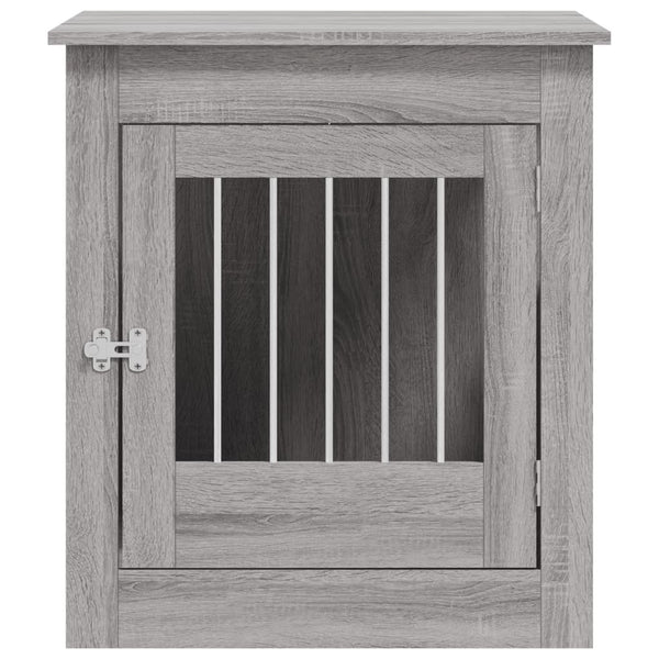 Hundekäfig/Möbel Lebada grau 64,5x80x71cm (Holz)
