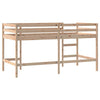 Hochbett Gennie mit Leiter für Kinder 90x190cm (Kiefer)