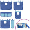 Blauer Hochbettvorhang Karolyn (Polyester)
