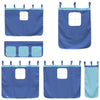 Blauer Hochbettvorhang Karolyn (Polyester)