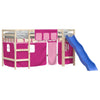 Rosa Hochbettvorhänge Karolyn (Polyester)