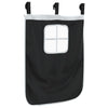 Schwarz-weißes Hochbett mit Vorhängen, Tunnel und Turm Walker (Polyester)