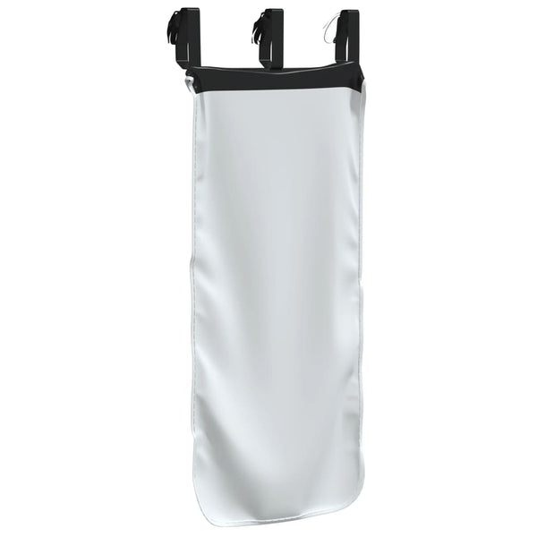 Schwarz-weißes Hochbettzelt mit Turm Grette (Polyester)