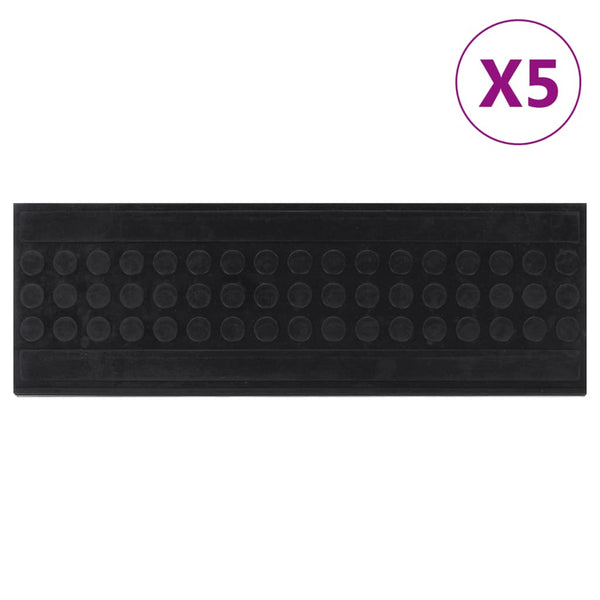 Treppenmatten Mihel 25x75cm (5 Stk Gummi)
