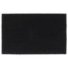 Schwarze Fußmatte Tilie 50x80cm (getuftete Kokosfaser)