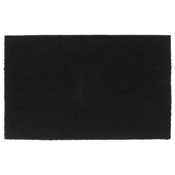 Schwarze Fußmatte Tilie 50x80cm (getuftete Kokosfaser)