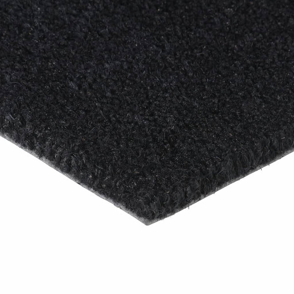 Schwarze Fußmatte Tilie 50x80cm (getuftete Kokosfaser)