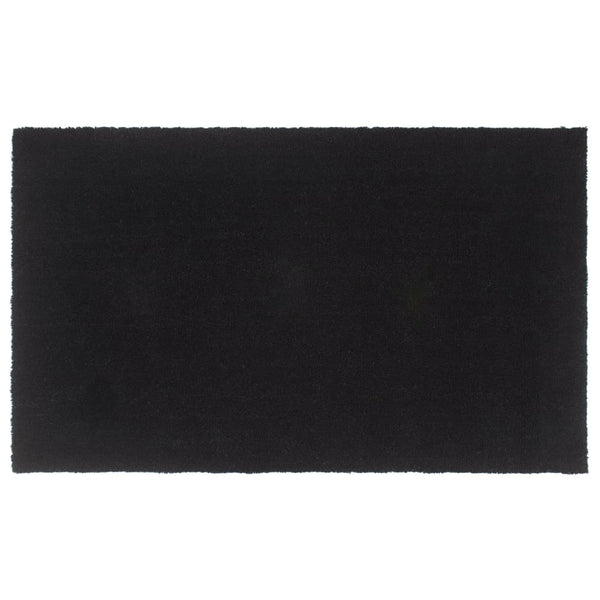 Schwarze Fußmatte Tilie 90x150cm (getuftete Kokosfaser)
