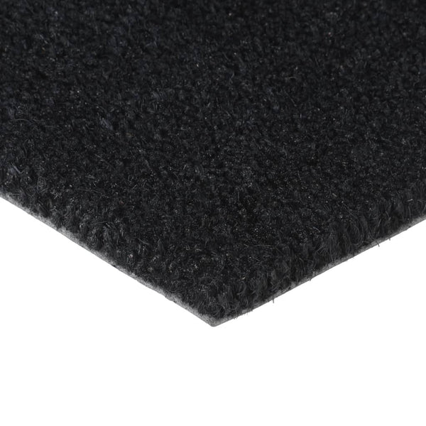 Schwarze Fußmatte Tilie 90x150cm (getuftete Kokosfaser)