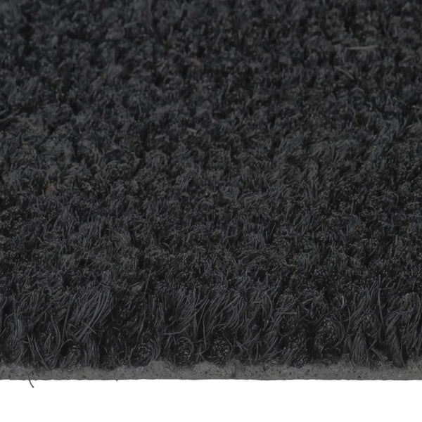 Schwarze Fußmatte Tilie 90x150cm (getuftete Kokosfaser)