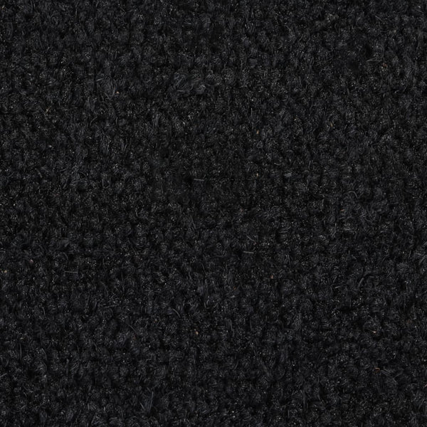 Schwarze Fußmatte Tilie 90x150cm (getuftete Kokosfaser)