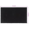 Schwarze Fußmatte Tilie 90x150cm (getuftete Kokosfaser)