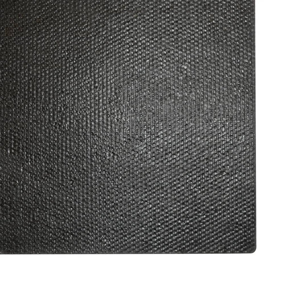 Schwarze Fußmatte Tilie 100x300cm (getuftete Kokosfaser)