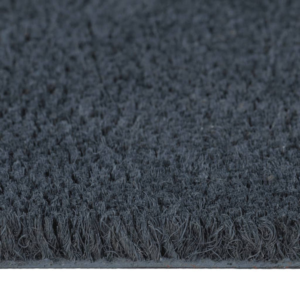 Dunkelgraue Fußmatte Tilie 40x60cm (5 Stück getuftete Kokosfaser)