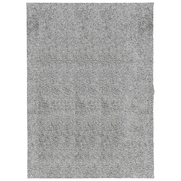 Harmaa pörrömatto Mg 140x200cm (korkeanukkainen moderni)