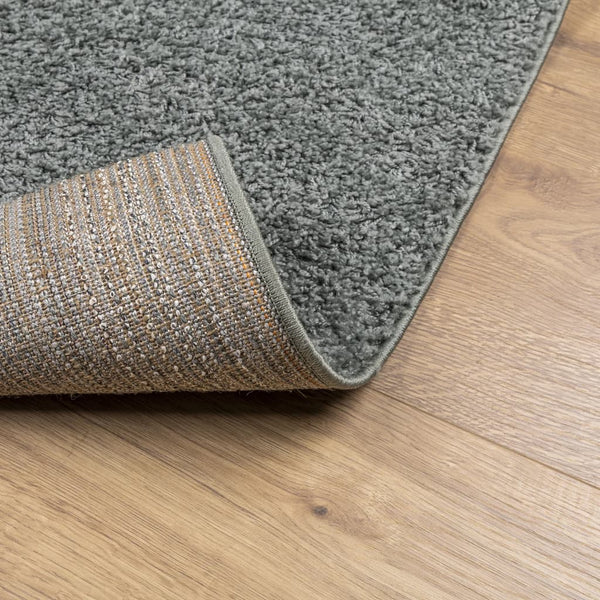 Grüner Hochflor-Teppich Modern Mg 80x150cm