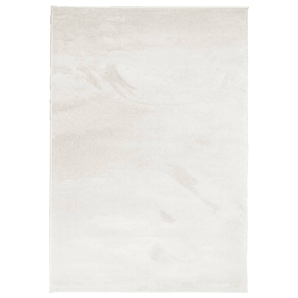 Beiger Kurzflorteppich Oviedo Pinkey 140x200cm